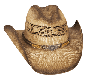 Straw Cowboy Hat Isolated PNG image with transparent background
