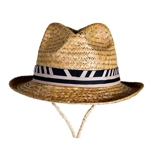 Straw Fedora Hat Png Qka80 PNG Image