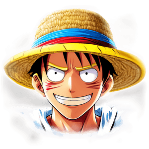 Straw Hat Luffy Illustration PNG xux85 PNG image with transparent background