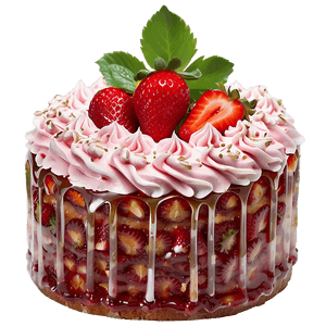 Strawberry Cake PNG 06212024 PNG