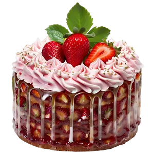 Strawberry Cake Png 06212024 PNG Image