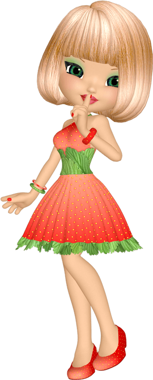 Cbrstrawberrycookie Png And Face - صور كرتون جميله خلفيات, Transparent Png PNG image with transparent background