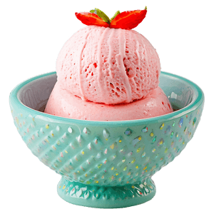 Strawberry Ice Cream Bowl PNG 05032024 PNG image with transparent background