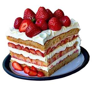 Strawberry Layer Cake Png 58 PNG Image