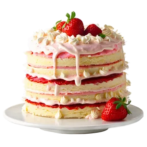 Strawberry Layer Cake Png Aoa PNG Image