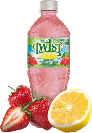 Nature's Twist Sugar Free Strawberry Lemonade, HD Png Download PNG image with transparent background