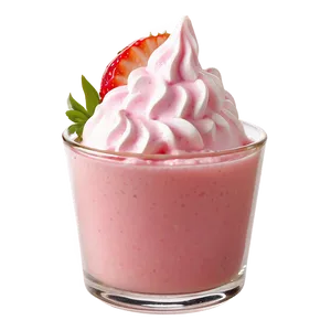 Strawberry Milk Dessert Png Qwj14 PNG Image