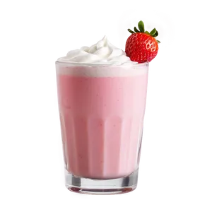 Strawberry Milk Froth Png Brb PNG Image