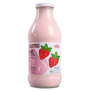 Strawberry Milk Nutrition Facts Png 06252024 PNG Image