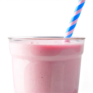 Strawberry Milk On Table Png 97 PNG Image