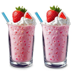 Strawberry Milkshake PNG 29 PNG image with transparent background