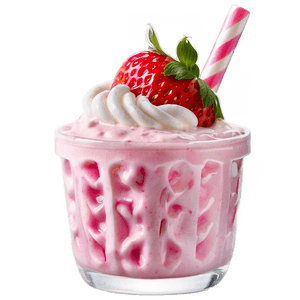 Strawberry Milkshake PNG jdk78 PNG image with transparent background