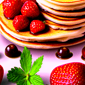 Strawberry Pancakes PNG uuy6 PNG