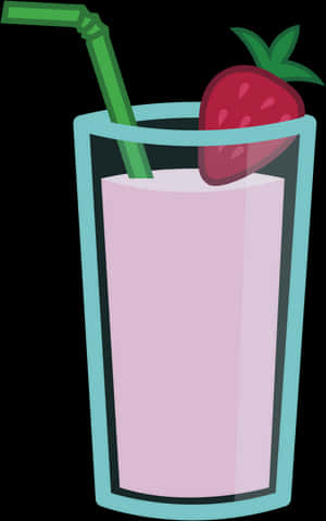 Drink Clipart Smoothie Cup Pencil And In Color Drink - Strawberry And Banana Smoothie Cartoon, HD Png Download PNG image with transparent background