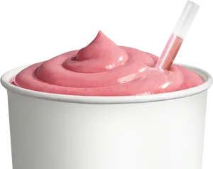 Strawberry Smoothie Delight PNG Image