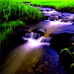 Stream in Farmland PNG 11 PNG with transparent background