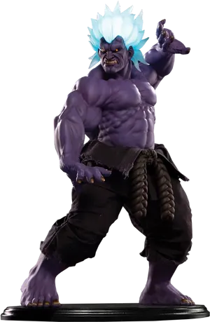 Street Fighter Akuma Statue PNG Image