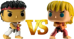 Street Fighter Funko Pop Ryuvs Ken PNG Image