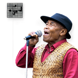 Street Performer Singing PNG vhj PNG with transparent background