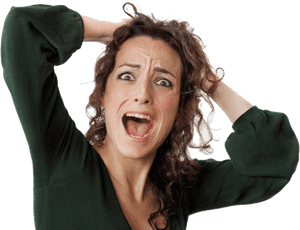 Stressed Woman White Background , Png Download - Stressed Woman White Background, Transparent Png PNG image with transparent background