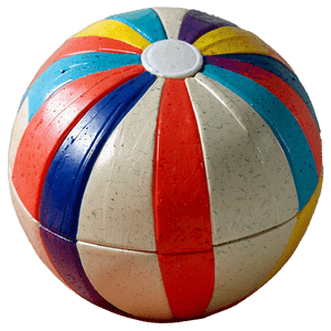 Striped Beach Ball PNG 05242024 PNG