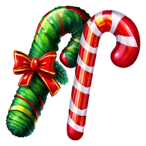 Striped Candy Cane Png Ofu PNG Image