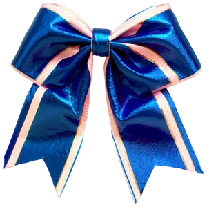 Striped Cheer Bow Png Bjw PNG Image