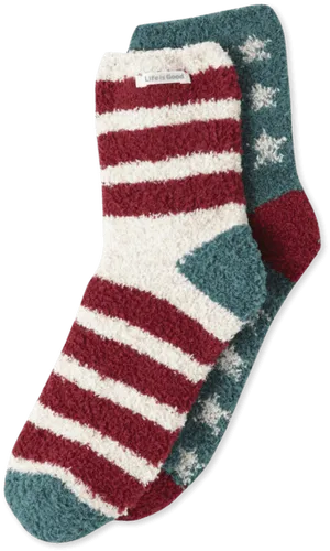 Striped Cozy Sock Product Image PNG Image