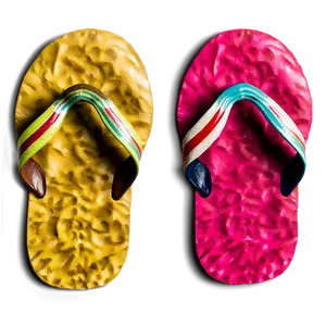 Striped Flip Flop Collection Png Vys12 PNG Image