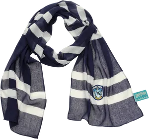 Striped House Scarf Harry Potter PNG Image