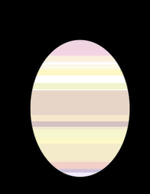 Striped Pastel Eggon Black Background PNG image with transparent background