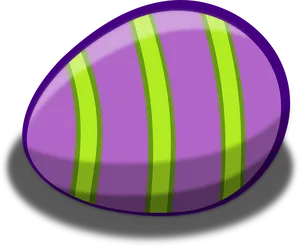 Striped Purple Egg Illustration.jpg PNG Image