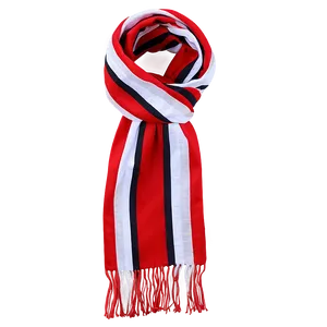 Striped Red Scarf Png 06252024 PNG Image