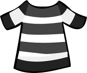 Striped Shirt Graphic PNG Image