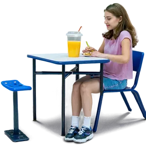 Student In Cafeteria Png Pea32 PNG Image