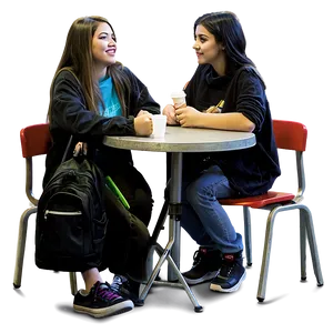 Student In Cafeteria Png Rkc PNG Image