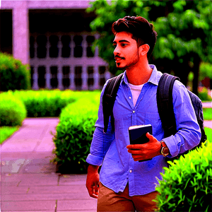 Student on Campus PNG   46 PNG