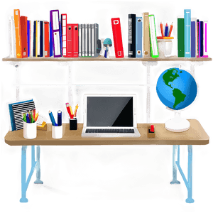 Study Desk Organization Ideas PNG 58 PNG image with transparent background