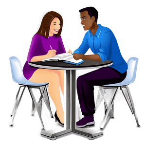 Study Group Illustration PNG yem PNG with transparent background