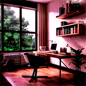 Study Room Decor Inspiration PNG 41 PNG image with transparent background