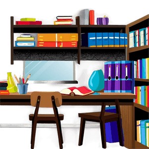 Study Space Makeover PNG mky PNG image with transparent background