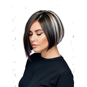 Stunning Short Hairstyle Png Nmn32 PNG Image