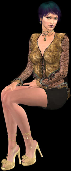 Lady, Sitting, Woman, Young, Female, Girl, People - Lady Sitting Png, Transparent Png PNG image with transparent background