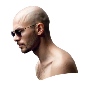 Stylish Bald Model Png Cct14 PNG Image