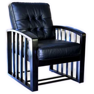 Stylish Black Chair Png 06282024 PNG Image