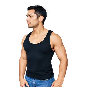 Stylish Black Tank Top Png 53 PNG Image