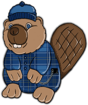 Benji Beaver - Beaver Flannel PNG image with transparent background