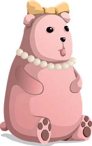 Stylish Cartoon Pig PNG Image