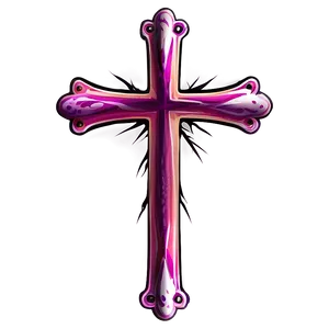 Stylish Cross Artwork Png 30 PNG Image