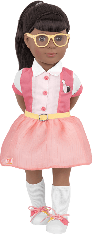 Liah Retro 18-inch Bowling Doll - Our Generation Doll Gloria, HD Png Download PNG image with transparent background